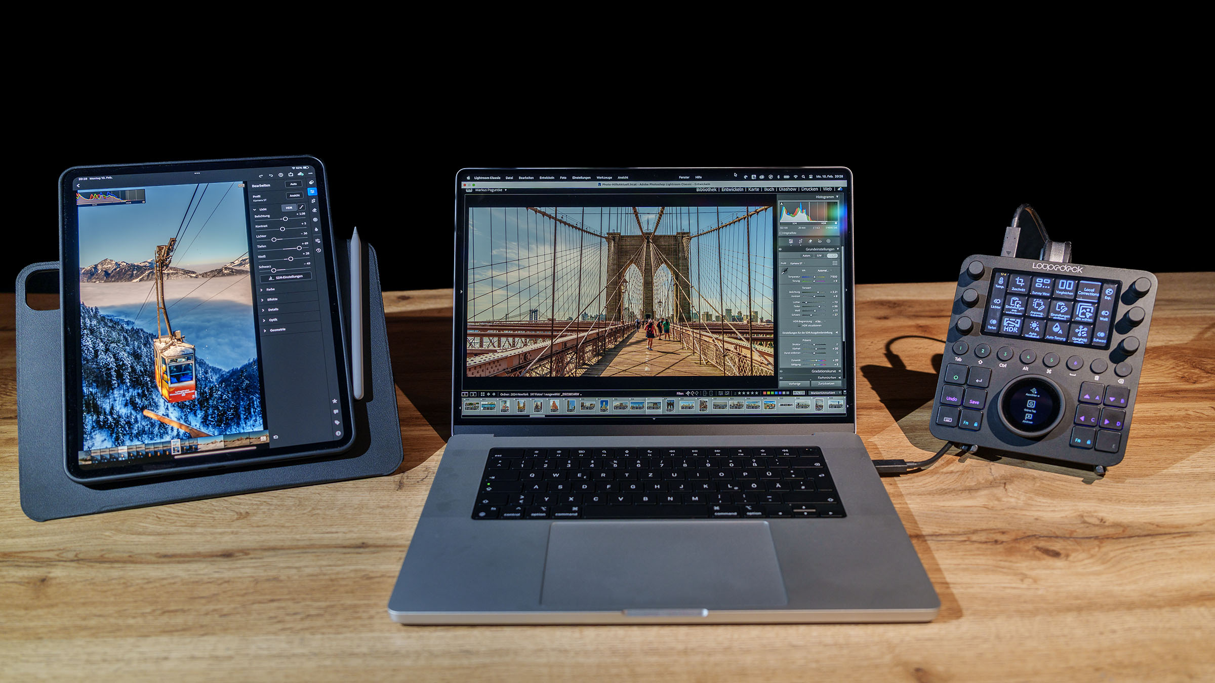 Werbefoto mit IT Equipment