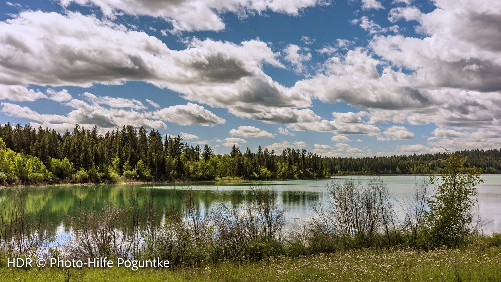 Fotobeispiel See in HDR