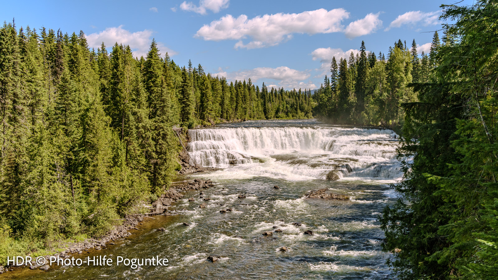 Fotobeispiel Wasserfall in HDR