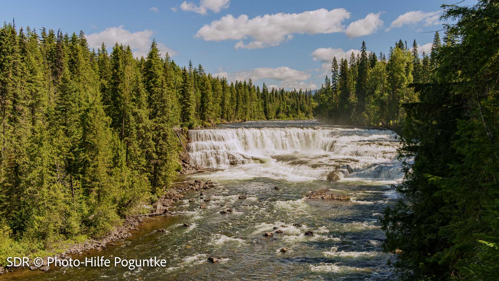 Fotobeispiel Wasserfall in SDR